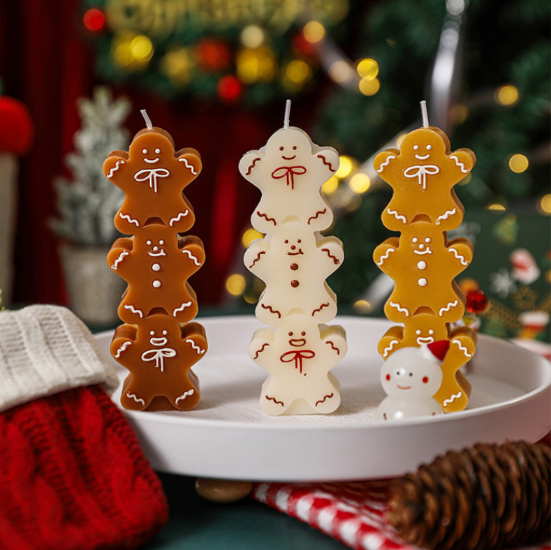 Christmas Gingerbread Man Scented Candle