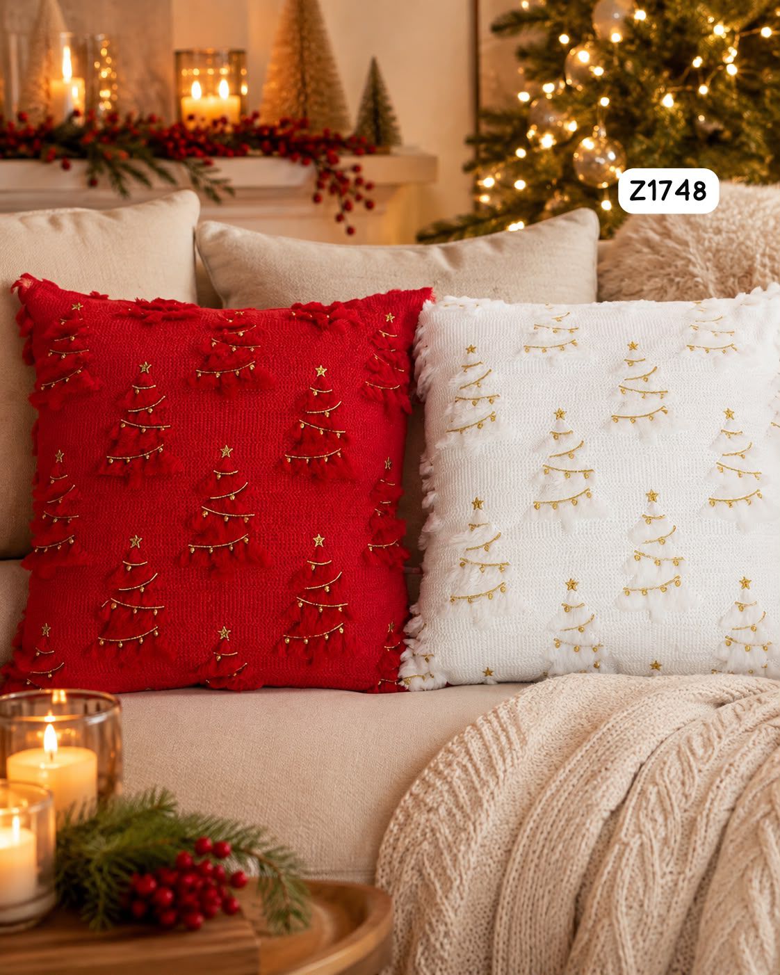 Christmas Squared Pillow