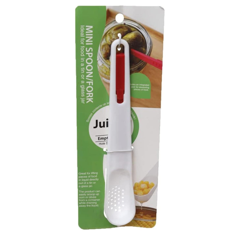 2-In-1 Portable Small Slotted Spoon & Fork