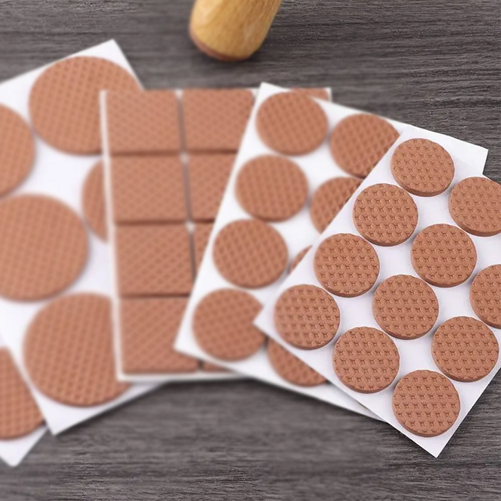 Round Table Foot Pad Camel Set Of 48 Pcs
