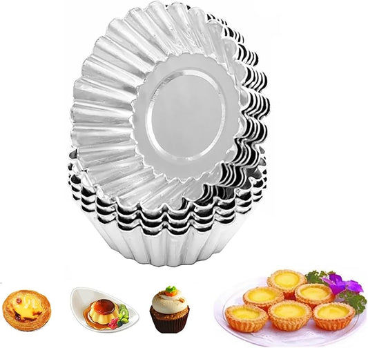 Mini Tarts Pans - Set Of 10 Pcs