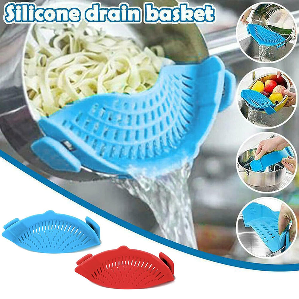 Silicone Strainer With Clip