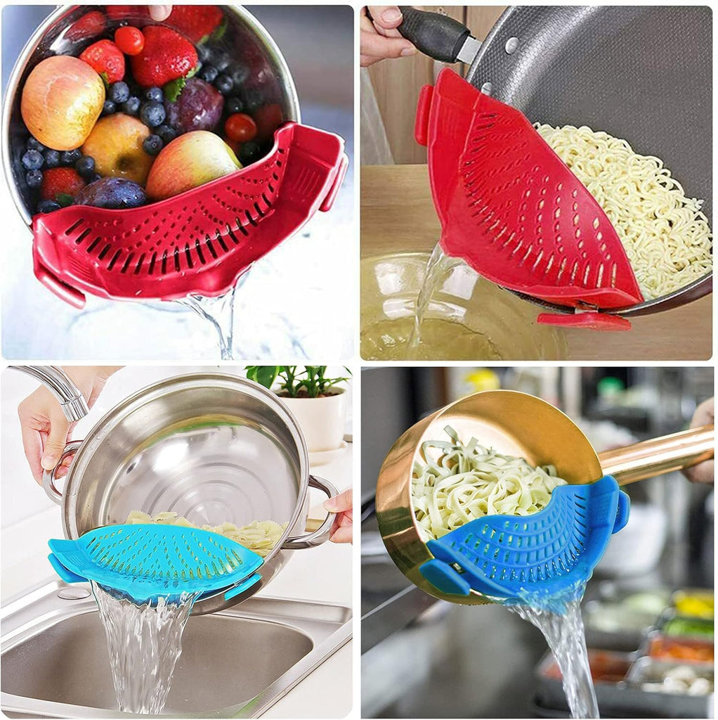 Silicone Strainer With Clip