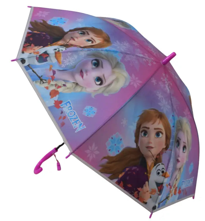 Kids Cartoon Umbrella With Plastic Cover