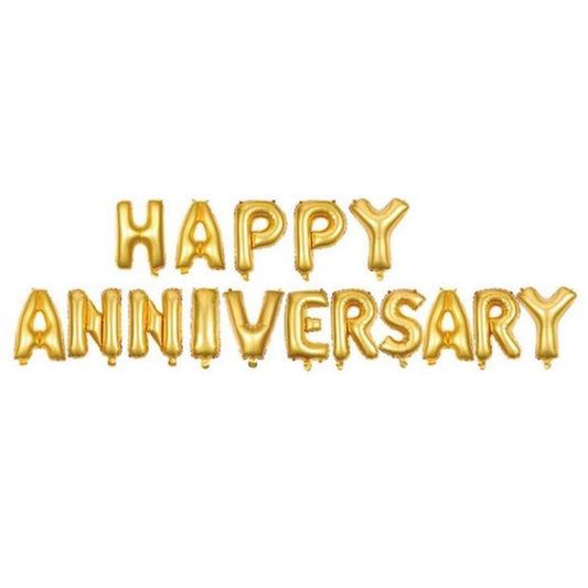 Happy Anniversary Helium Balloon 16 PCS