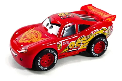 Mc-Queen Car Pull Back Car with Lights And Sounds Die-Cast Racing Cars