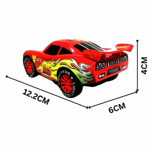 Mc-Queen Car Pull Back Car with Lights And Sounds Die-Cast Racing Cars