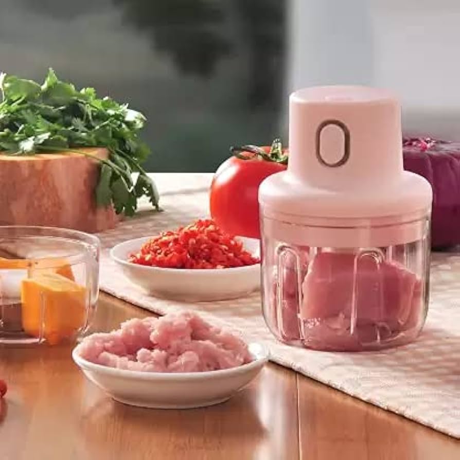 Wireless Usb Rechargeable Mini Food Chopper