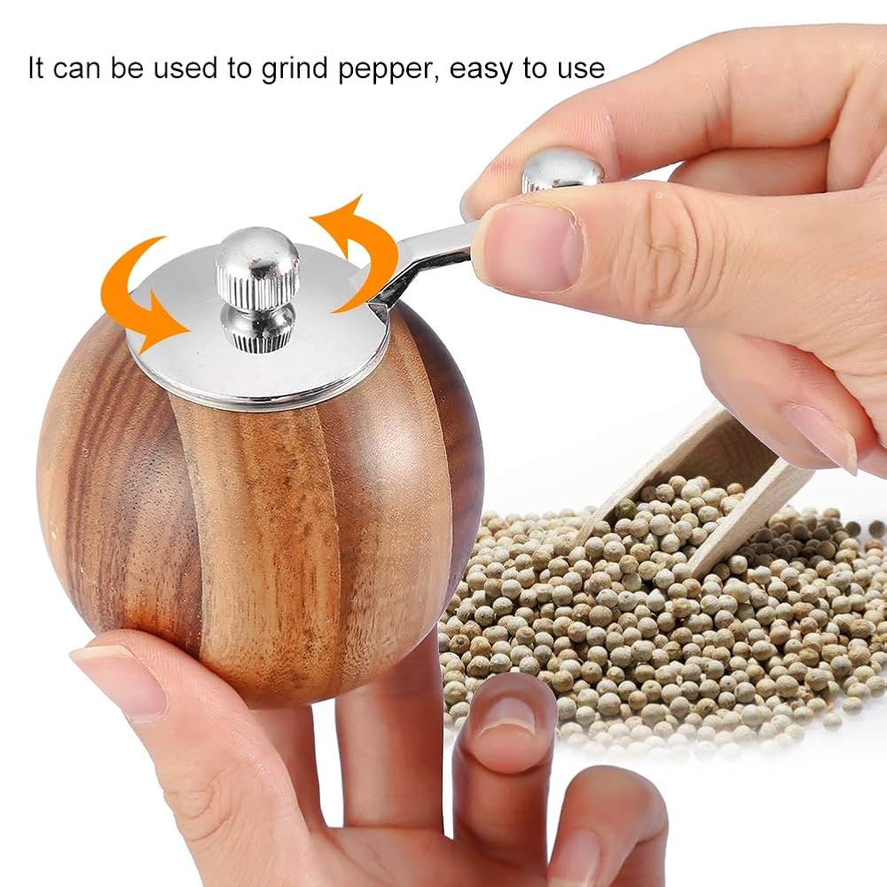 Manual Pepper Mill / Wooden Salt Mill