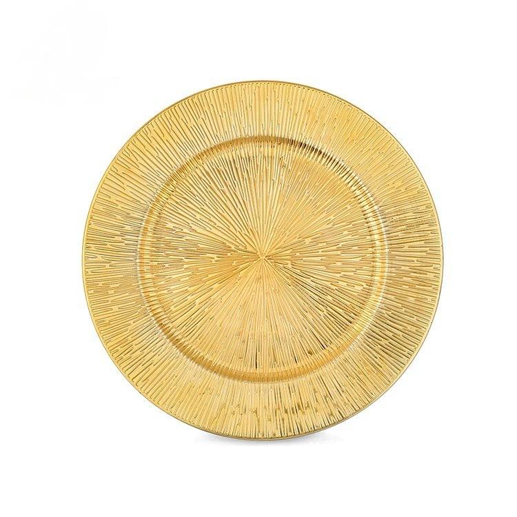 Plastic Golden Plate