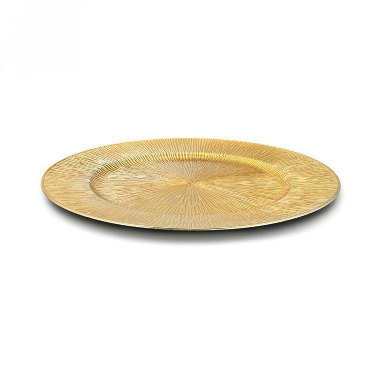Plastic Golden Plate