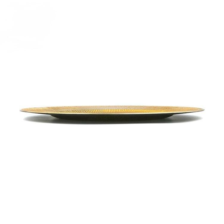 Plastic Golden Plate