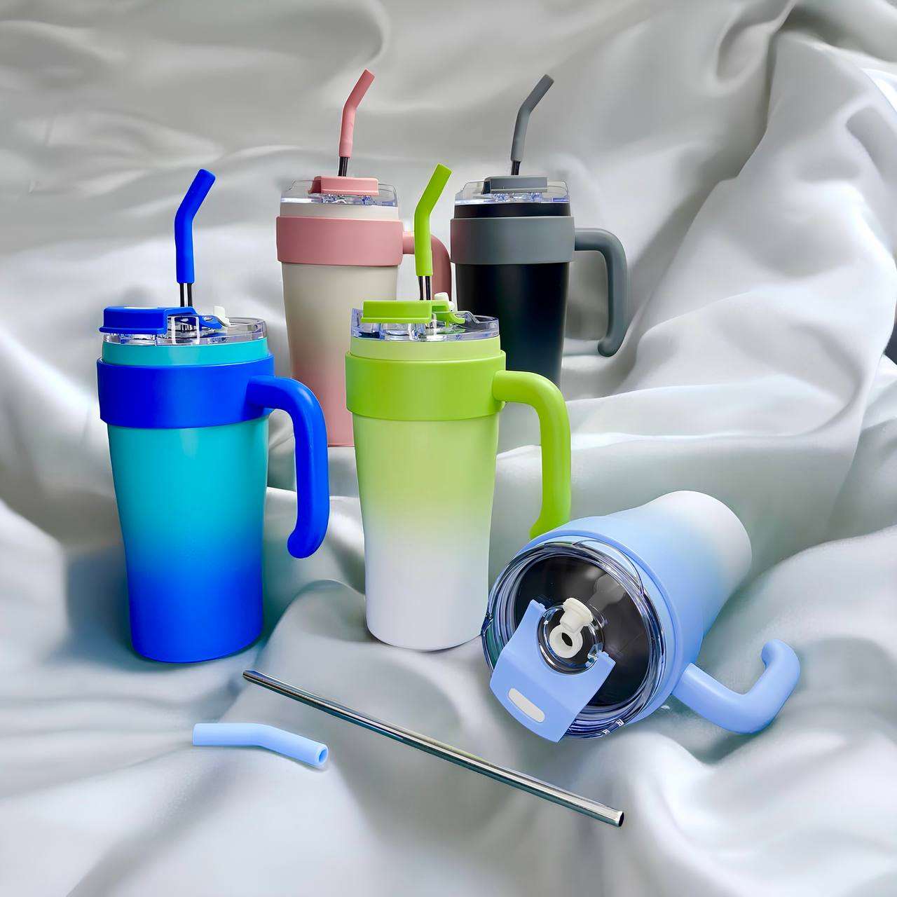 900 Ml Stainless Steel Aqua Tumbler -Hot & Cold