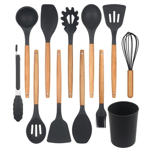 Silicone Kitchen Cooking Utensil Set