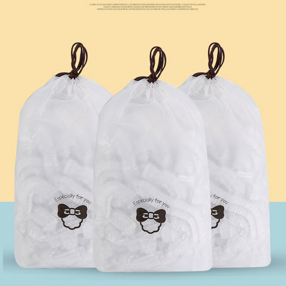 100pcs Disposable Food Bowl Cover Bag Storage Bag Dust Fresh Keeping Bags Kitchen Food Multifunctional Use