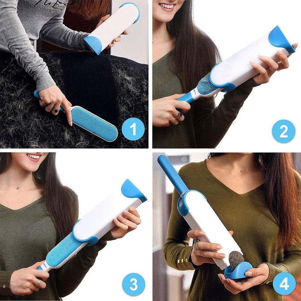 Pet Fur Remover Double Sided Cleaning Brush For Dogs And Cats, Soft Brush To Remove Your Pets Hair