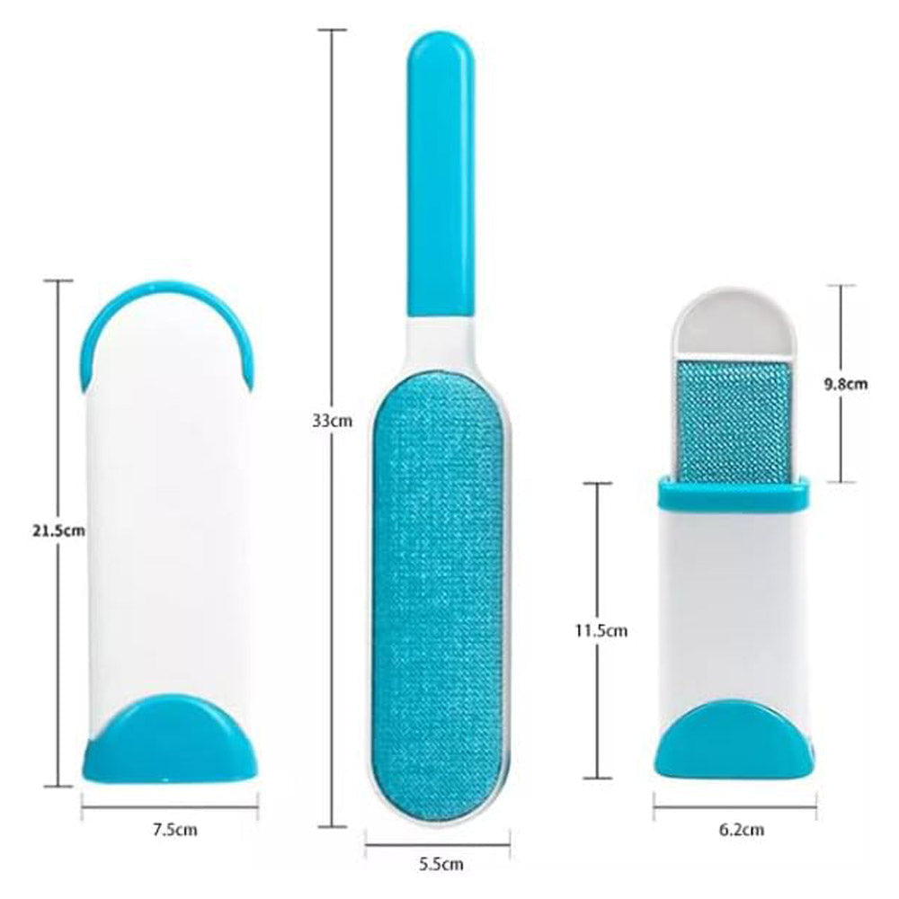 Pet Fur Remover Double Sided Cleaning Brush For Dogs And Cats, Soft Brush To Remove Your Pets Hair