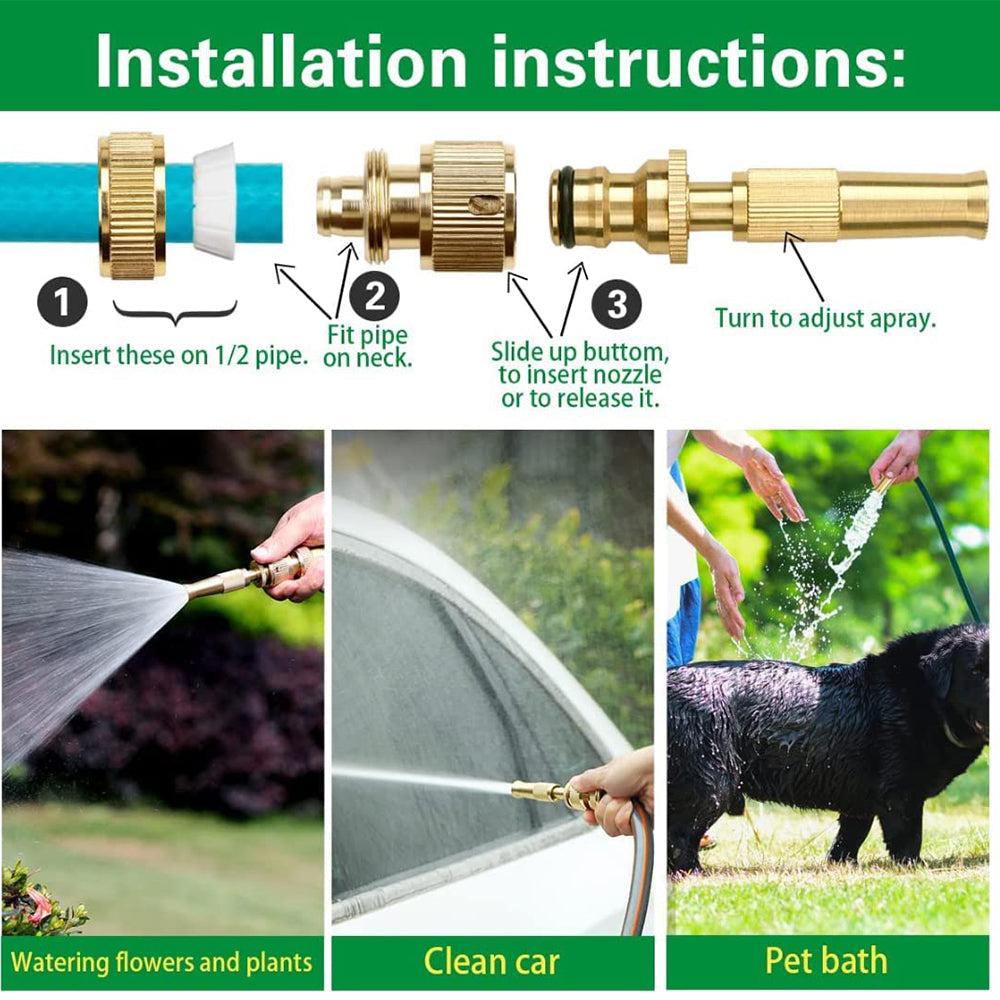 High Pressure Water Spray Gun Nozzle Car Bike Washing