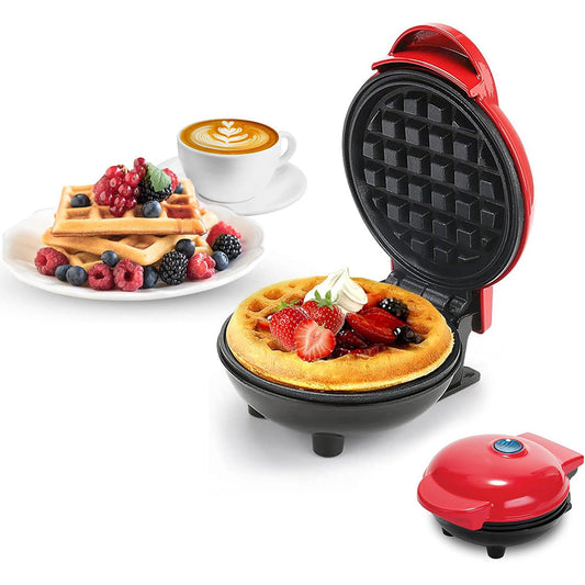 Round Electric Non-Stick Mini Waffle Maker