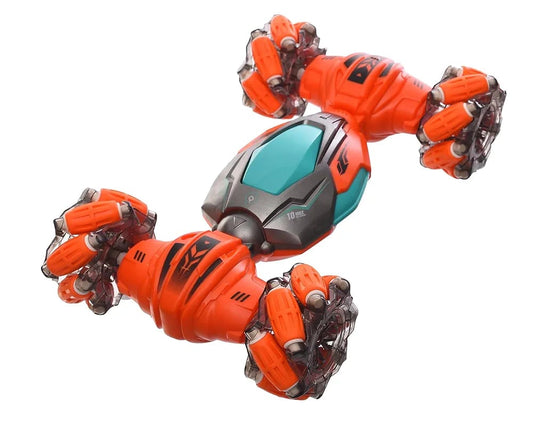 R.C CAR,8 DIRECTIONS WATCH GESTURE SENSOR CAR, TWISTING OFF-ROAD VEHICLE,360 DEGREE FLIP DOUBLE SIDED GESTURE SENSING REMOTE CONTROL STUNT CAR WITH FOUR-WHEEL DRIVE.REACHARGEABLE