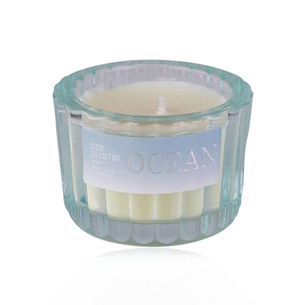 1 Pc Glass Scented Candle - Ocean