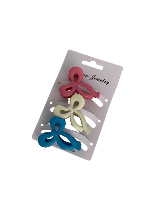 3 Pcs Hair Clips Set
