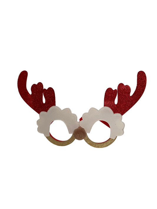 Christmas Deer Glass