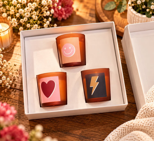 3 Pcs Soy Wax Scented Candle Set