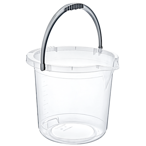 14L transparent water bucket