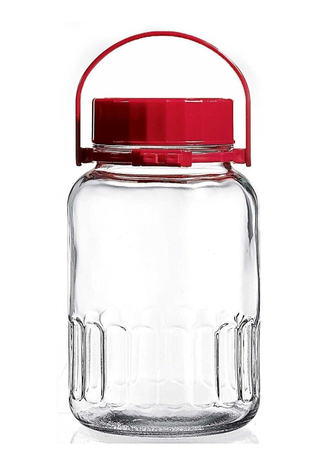 Jar with Colored Lid 4L